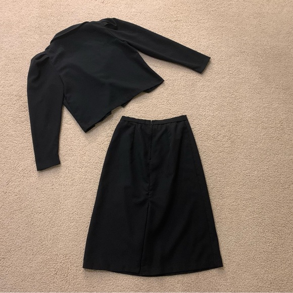 Vintage Sprouts by Vicky Vaughn Black A-Line Skirt Set - Picture 11 of 12
